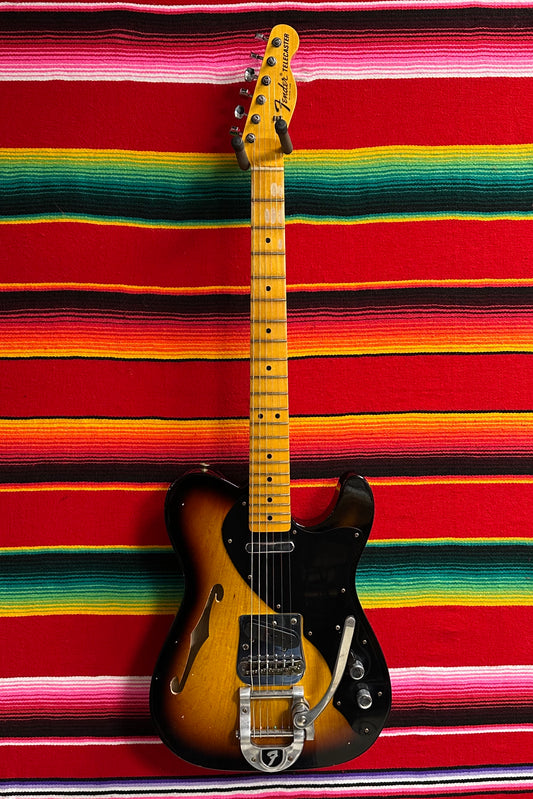 Fender Custom Shop '68 Telecaster Thinline Journeyman Relic 3-Tone Sunburst (2022)