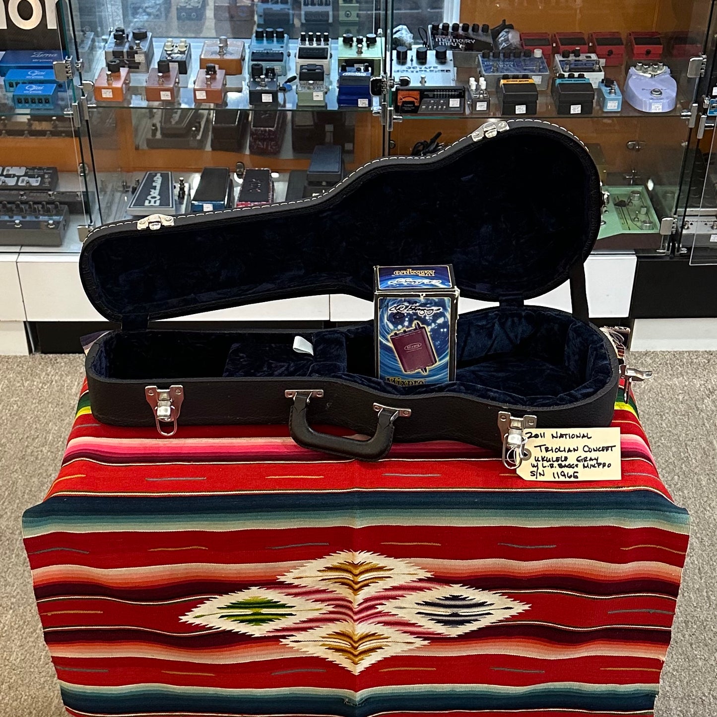 National NRP Steel Concert Ukulele Gray (2006)