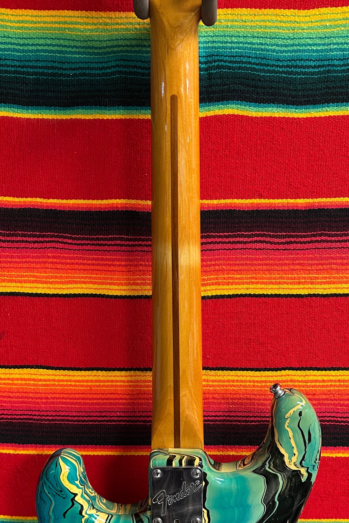 Fender "Bowling Ball"  Standard Stratocaster Marble Blue (1983)