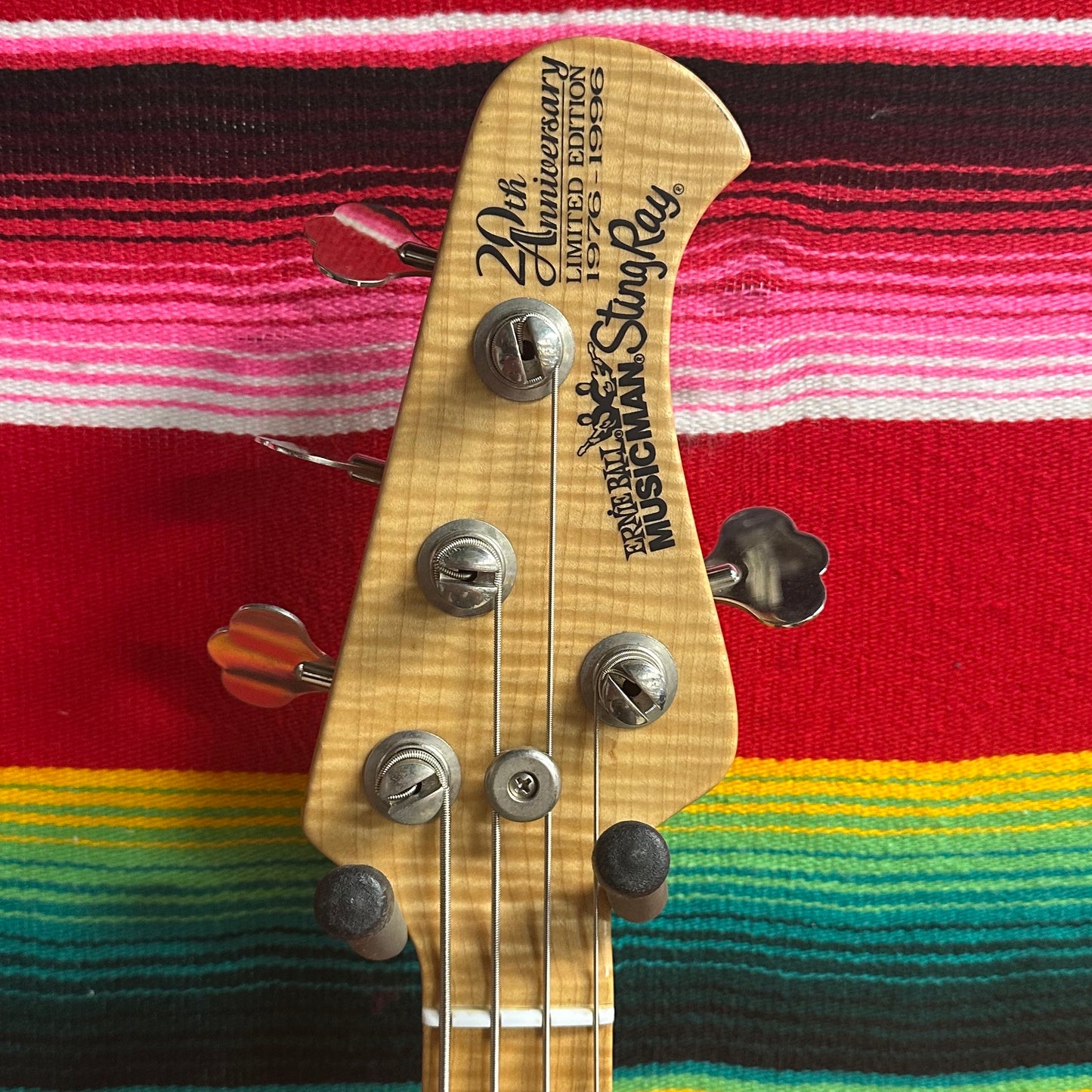Ernie Ball/Music Man 20th Anniversary StingRay Bass  Natural(1996)