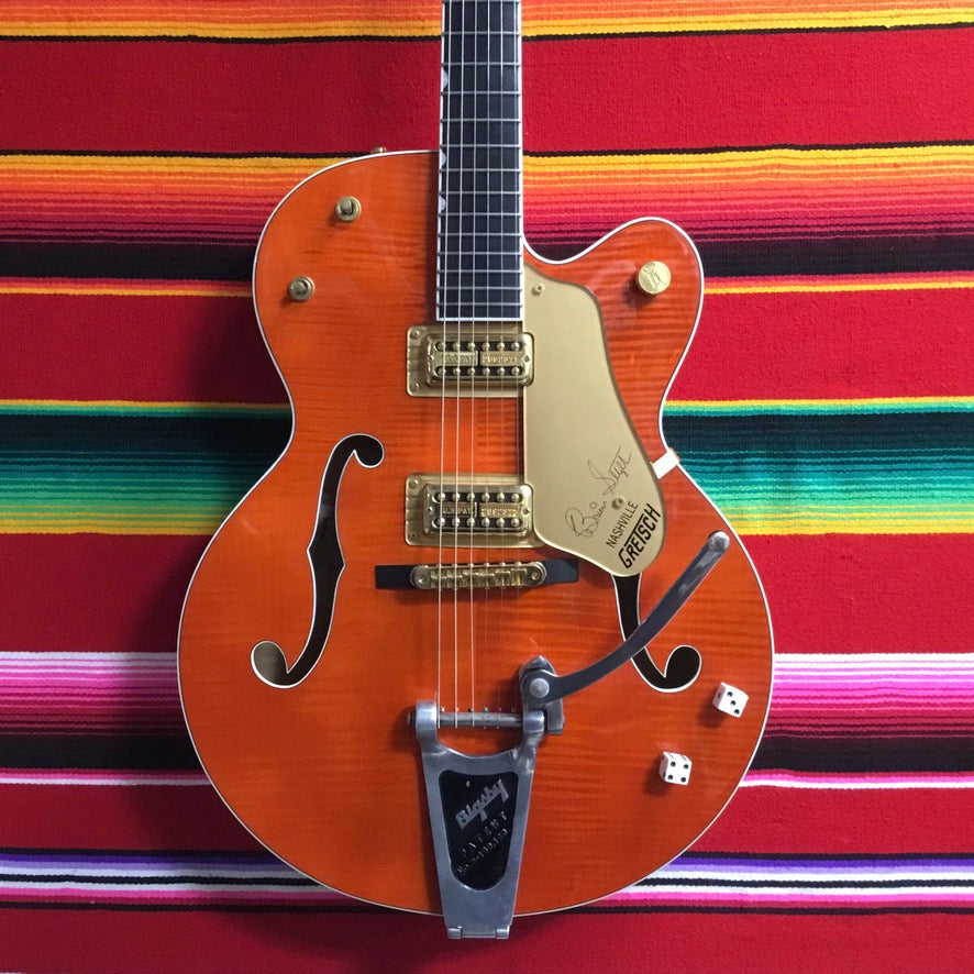 Gretsch “Made in Japan” Nashville Brian Setzer Signature 6120SSU in Orange  Stain (1999)